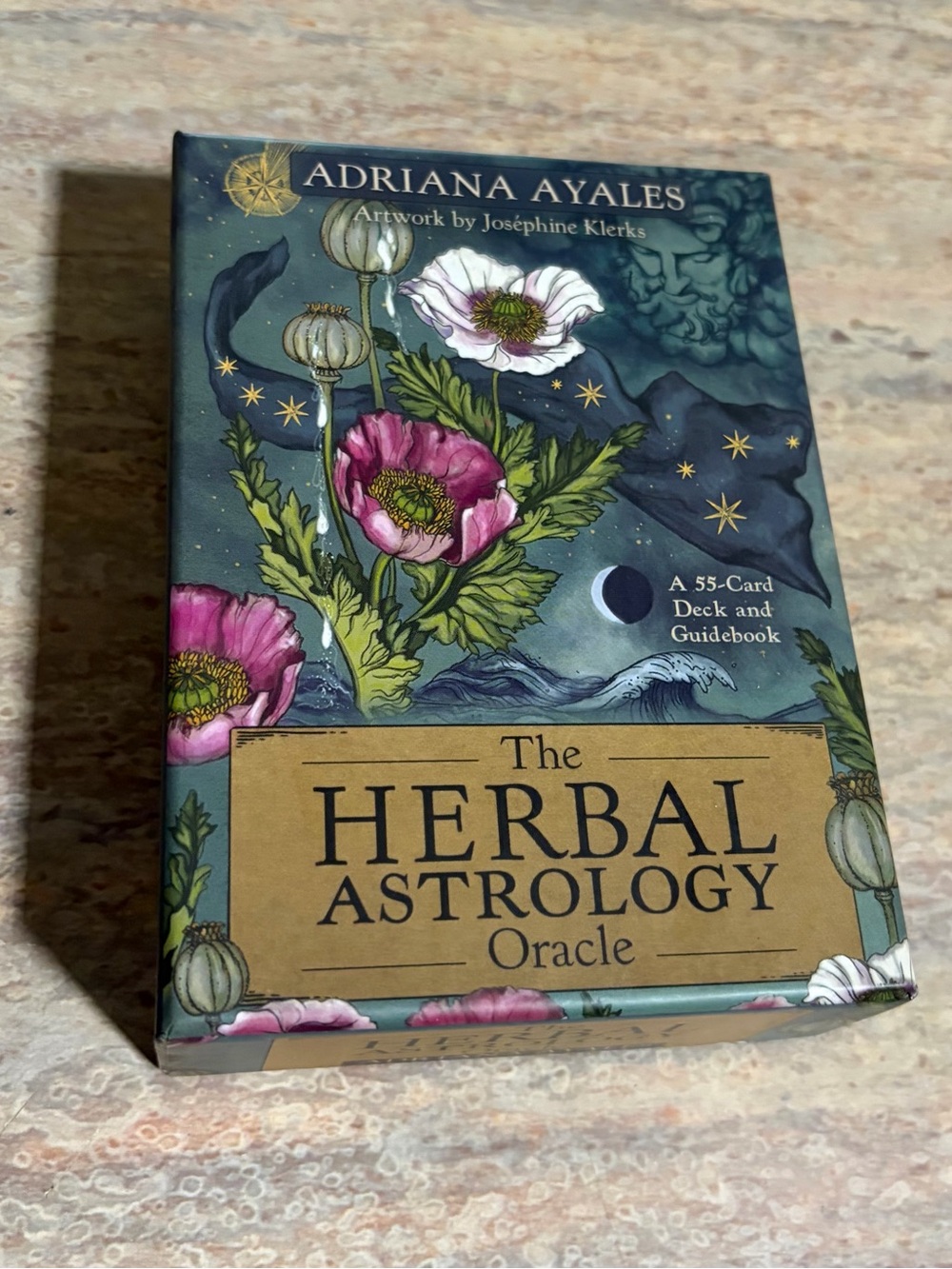 The Herbal Astrology Oracle Deck with Guidebook by Adriana Ayales. 55 card Deck